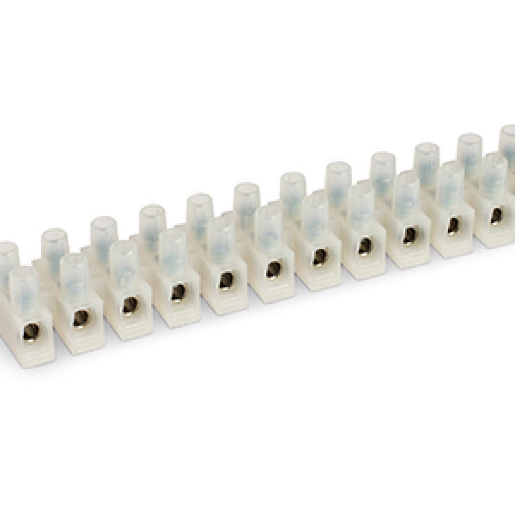 Rustark Kit 132 Morsetti Per Cavi Nylon Tipo R + 132 Viti Acciaio Inox | 6 Misure Assortite | Gestione Cavi